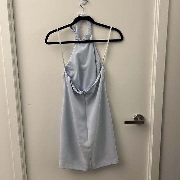 Club Monaco Pastel Blue Halter Dress - Picture 5 of 8